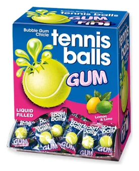 Fini Tennis Balls Bubble Gum 200pcs