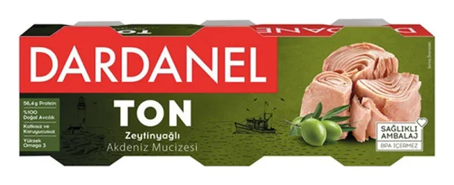 Dardanel Ton Thunfisch mit Olivenöl (3x75g)