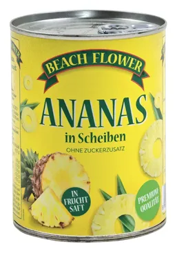 Beach Flower Ananas in Scheiben 567g