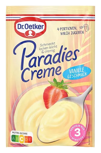 Dr.Oetker Paradies Creme Vanille 60g