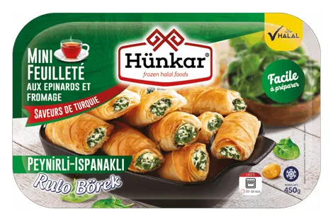Hünkar Mini Rulo Börek mit Spinat und Käse 450g