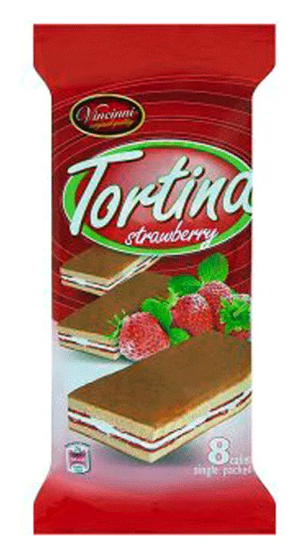 Vincinni Tortina Strawberry 200g