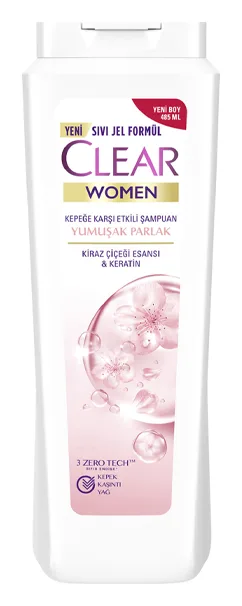 Clear Women Yumusak Parlak 485ml