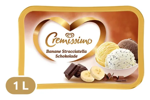 Cremissimo Banane, Stracciatella & Schokolade 1000ml