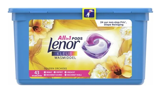 Lenor Color All-in1 Pods Goldene Orchidee 43W
