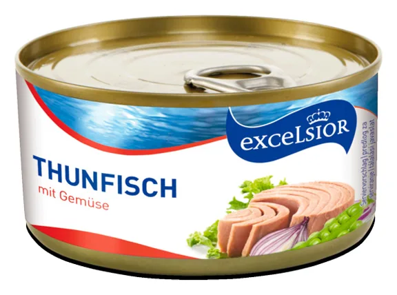 Excelsior Thunfisch mit Gemüse 185g