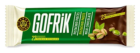 Gofrik Waffelriegl Pistazie 24g