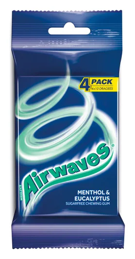 Airwaves Menthol&Eucalyptus 4x10pcs