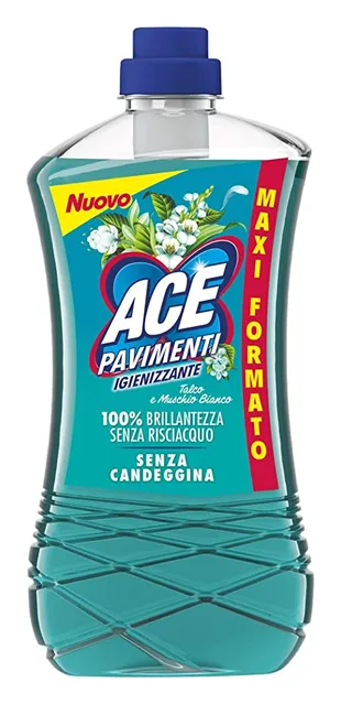 ACE Hygienische Böden, Talkum und Moschus, weiß, ohne Bleichen 1200ml