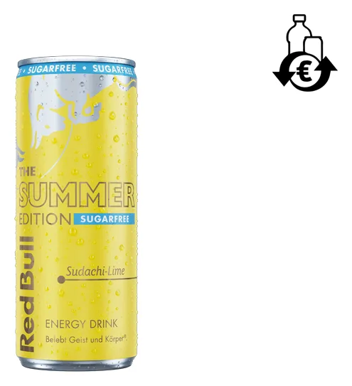 Red Bull Summer Edition Sudachi-Lime Ohne Zucker 250ml