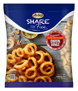 - Aviko Breaded Onion Rings 1000g