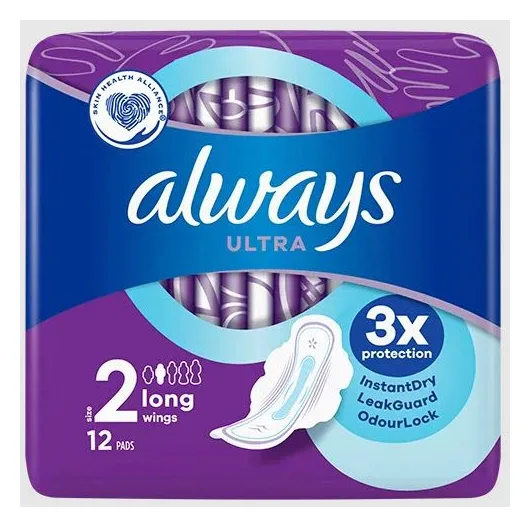 Always Binden Ultra Long 12 Pads