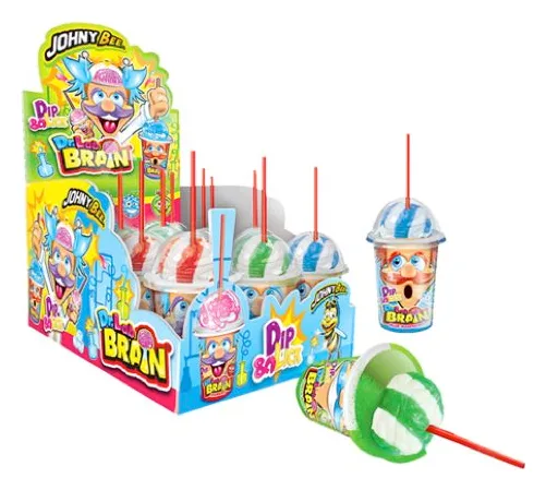 Johny Bee Big Dipper Lollipop+Powder 50g