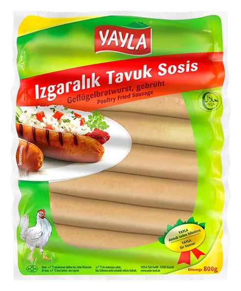 Yayla Izgaralik Tavuk Sosis 800g