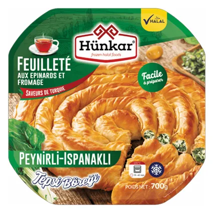 Hünkar Tepsi Börek mit Spinat und Käse 700g