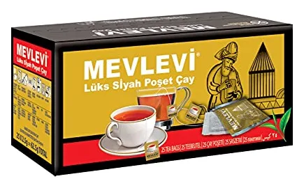 Mevlevi Luxus Schwarzer Beutel Tee 25 Beutel