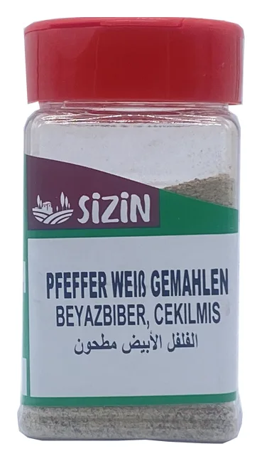 Sizin Pfeffer Weiss Gemahlen 70g