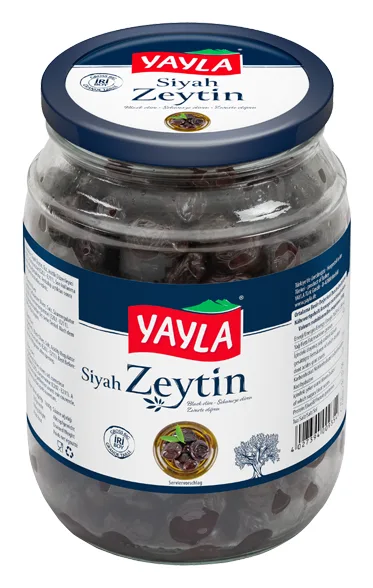 Yayla Siyah Yagli Zeytin Iri Cam 2kg