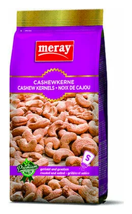 Meray Cashewkerne geröstet und gesalzen 300g