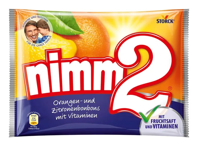 Nimm2 Orangen-Zitronen Vitaminbonbons 240g