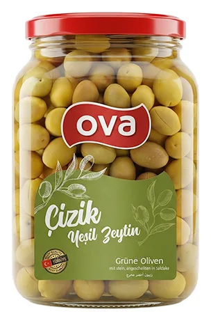 OVA Cizik Yesil Zeytin 1600g