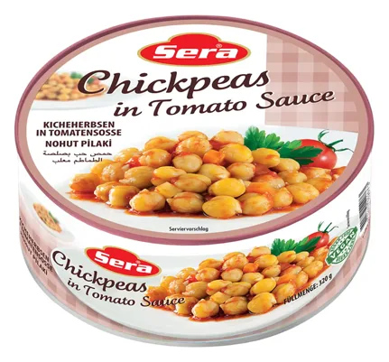 Sera Kichererbsen in Tomatensosse 320g