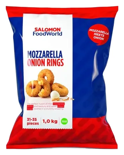 - Salomon Mozzarella Onion Rings 1kg