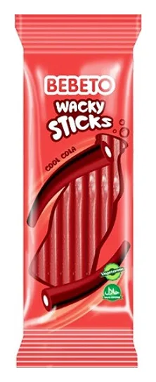 Bebeto Wacky Sticks Cola 180g