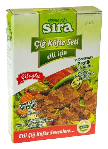 Sira Cigköfte Seti Etli 500g