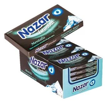 Nazar Istanbul Mentolis Kaugummi 27g