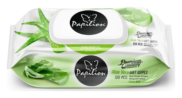 Papilion Feuchttücher Aloe Vera 100pcs