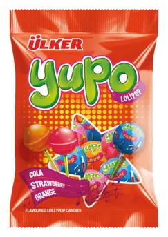 Ülker Yupo Lolipop Cola-Cilek-Portakal 165g