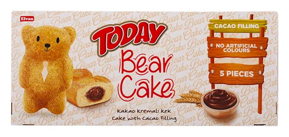 Today Bear Cake Cacao Filling (5x45g)