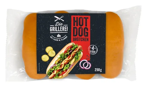 Die Grillerei Hot Dog Brot 4er 250g