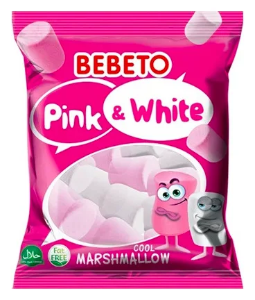 Bebeto Pink & White Marshmallow 250g