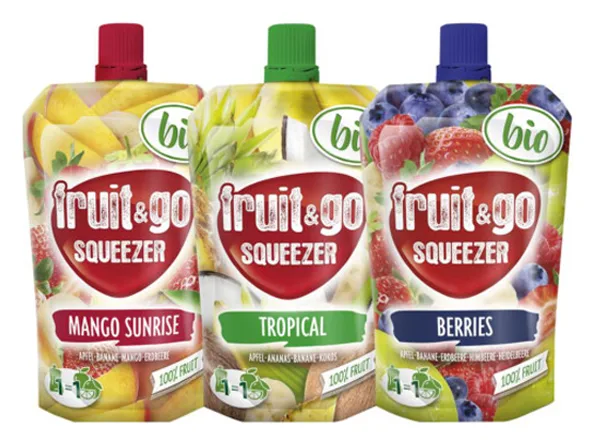 Fruit & Go Squeezer Bio (Berries, Mango, Tropical) 100g