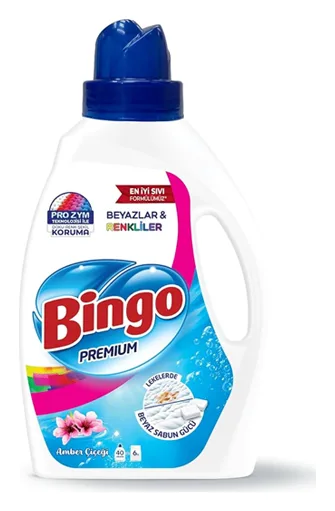 Bingo Waschmittel Weiß + Colors 40 W. 2600ml