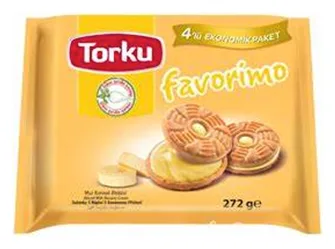 Torku Favorimo Muz Kremali Bisküvi 244g