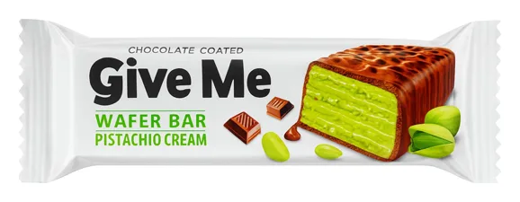 Give Me Wafer Bar Pistazien 40g