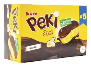 Ülker Peki 8 Kek Muzlu&Cikolatali 5x42g