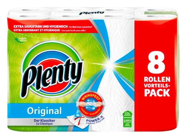 Plenty Küchenrolle Short&Smart 8pcs