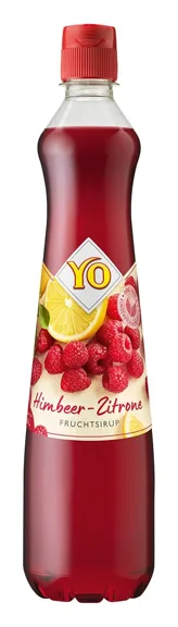 YO Himbeer-Zitrone Fruchtsirup 0,7L