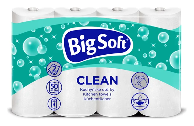 Big Soft Clean Küchentücher 4psc