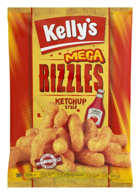 Kelly's Mega Rizzles Ketchup Style 90g