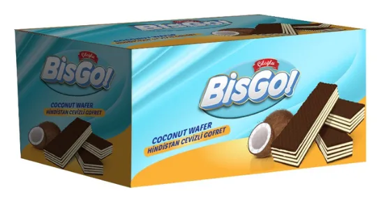 Bisgo Hindistan Cevizli Gofret 500g