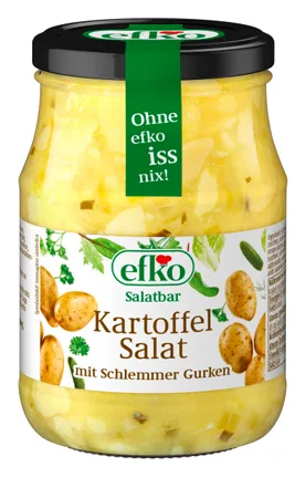Efko Kartoffel Salat mit Schlemmergurken 360g