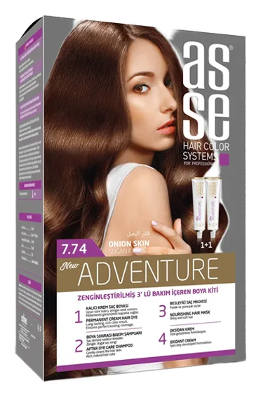 Asse Haarfarbe Adventure 7.74 Onion Peel 2x50ml