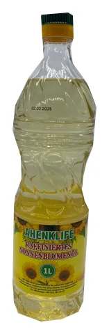 Ahenklife Raffiniertes Sonnenblumenöl 1L