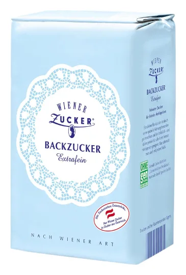 Wiener Zucker Backzucker Extrafein 1kg
