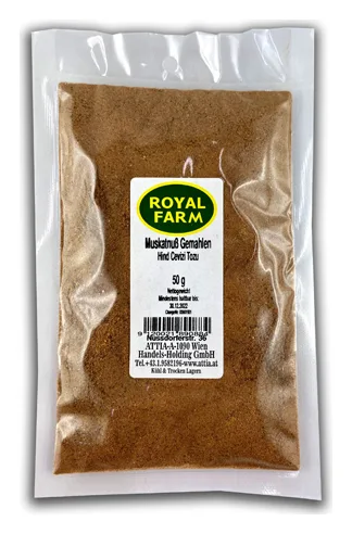 Muskatnüsse gemahlen 50g